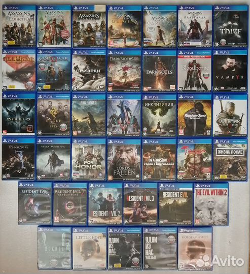 Игры PS4 PS3 Диски PS5 / Диски PS3 PS4 Игры PS5