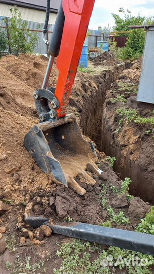 Услуги мини-экскаватора