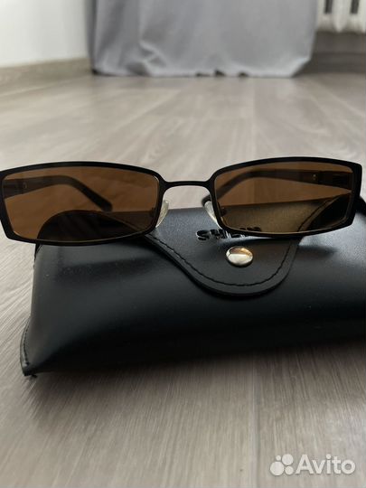 Солнцезащитные очки коричневые винтажные