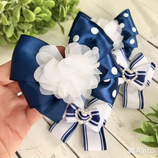 Стильные бантики для школы