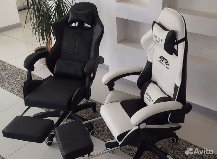 Компьютерное кресло Игровое кресло с подножкой