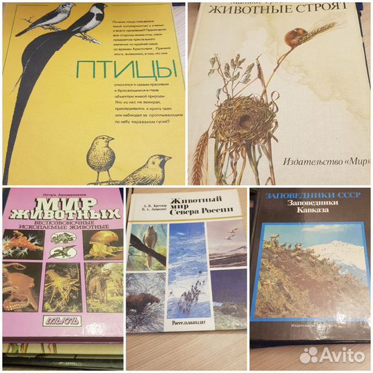 Книги о природе и животных