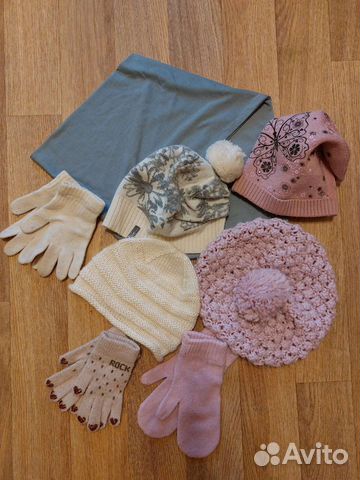 Шапки, шарф, перчатки