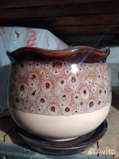 Горшок керамический