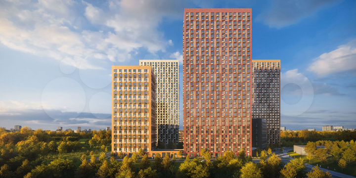 1-к. квартира, 34,3 м², 23/33 эт.