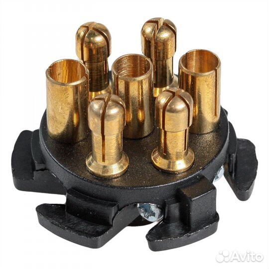 Вилка прицепа 7 контактов пластик