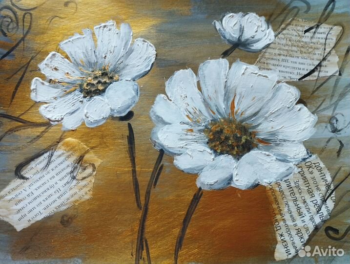 Интерьерные фактурные картины