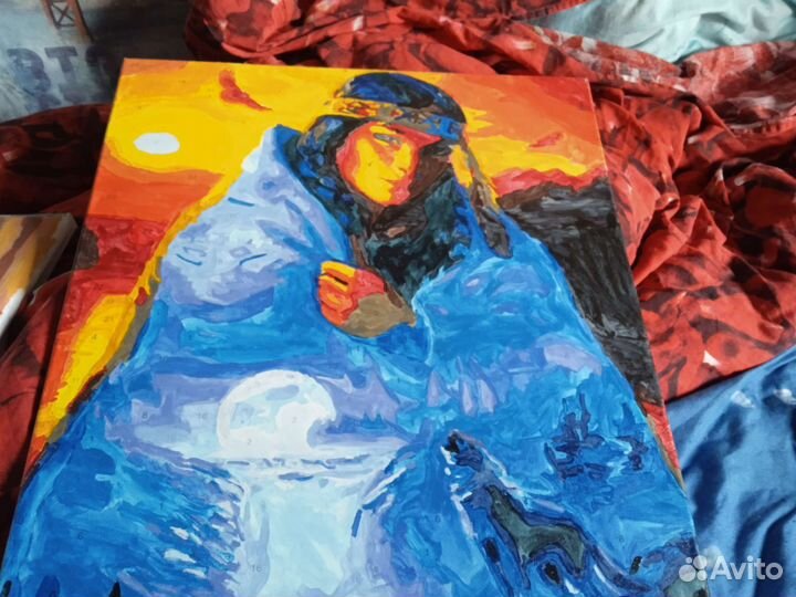 Картины по номерам раскрашенная