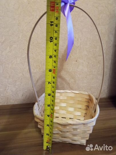 Корзиночка соломенная