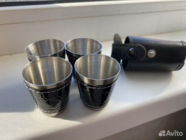 Рюмки металлические в чехле