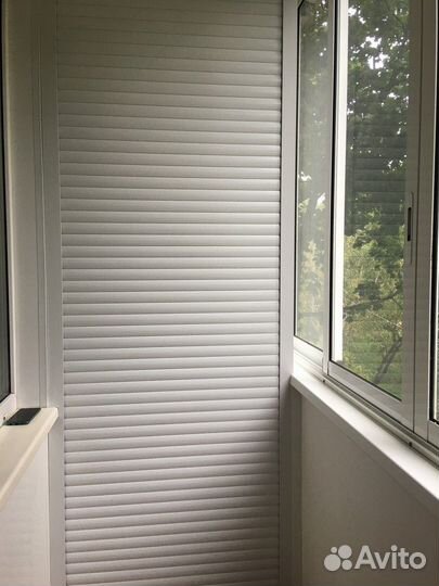 Шкаф с рольставнями на балкон на заказ с гарантией
