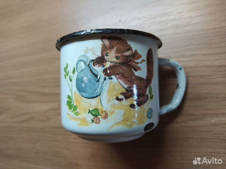 Эмалированная кружка СССР