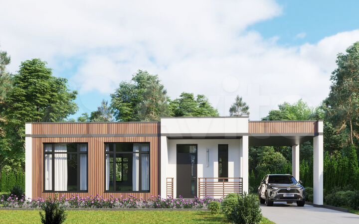 Коттедж 157 м² на участке 6 сот.