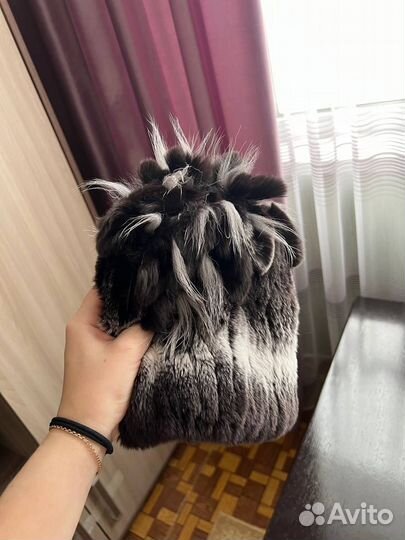 Шапка зимняя меховая женская