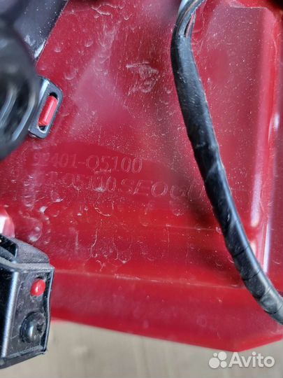 Kia seltos фонарь задн.левый внешний