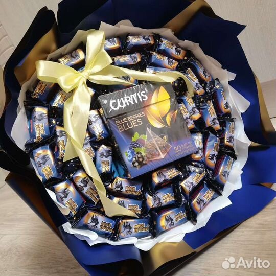 Сладкие букеты из конфет