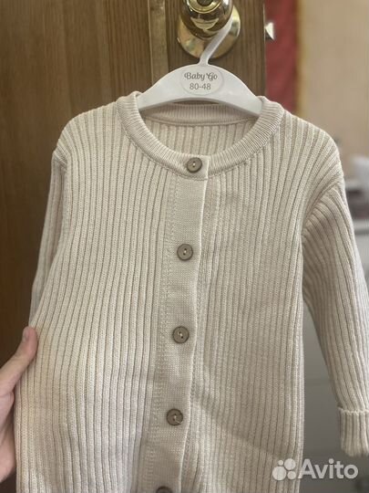 Комбенизон вязаный happy baby 80-86