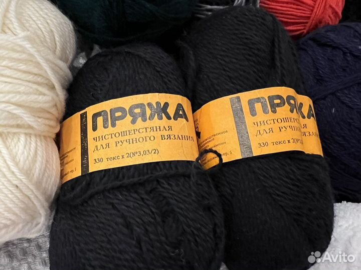 Пряжа хлопок/ шерсть/ акрил