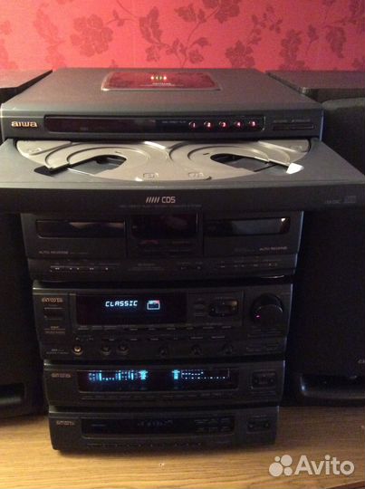 Музыкальный центр Aiwa полный комплект