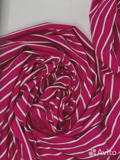 Ткань Кулирка полоска / опт