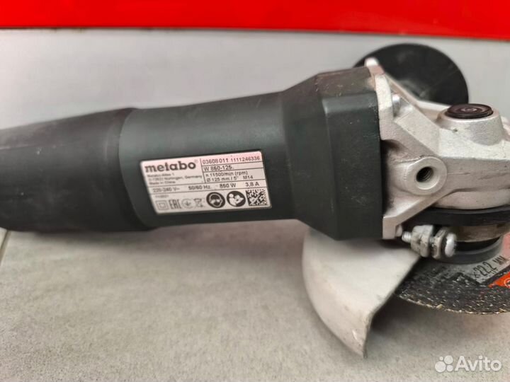 Ушм, Metabo W 850-125