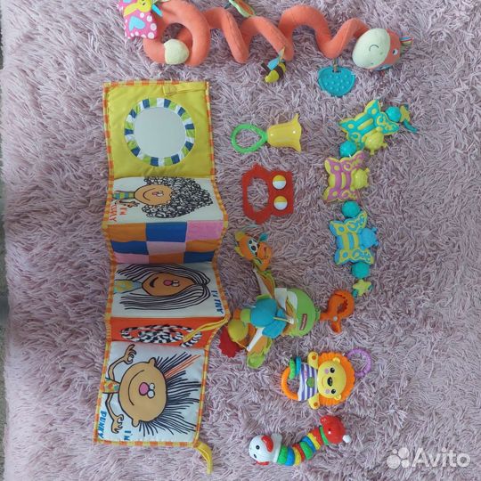 Игрушки пакетом(грызунки,развивашки,круг и др)