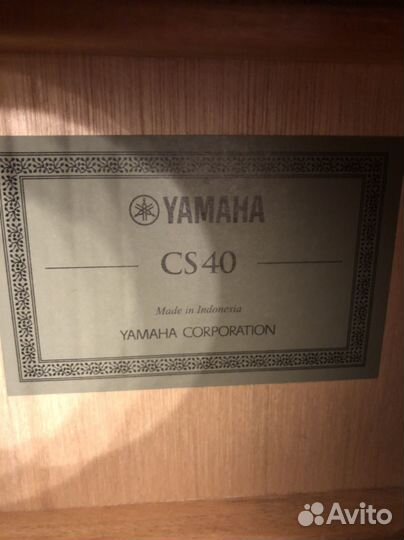 Гитара Yamaha cs40 3/4