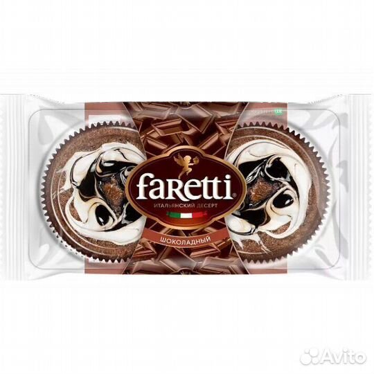 Пирожное faretti Флоренция Шоколадное 130 г