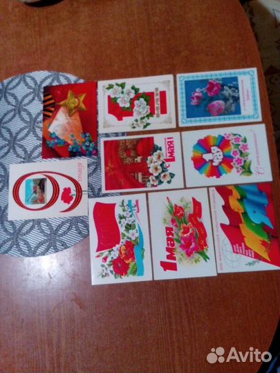 Открытки СССР майские