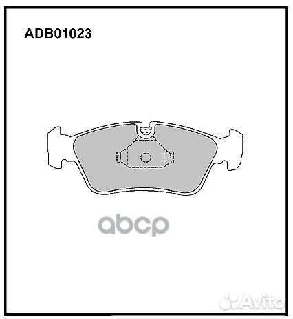 Колодки передние BMW E36/46 allied nippon ADB 0