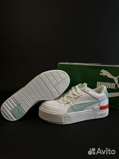 Кроссовки Puma Cali Sport Mix белые