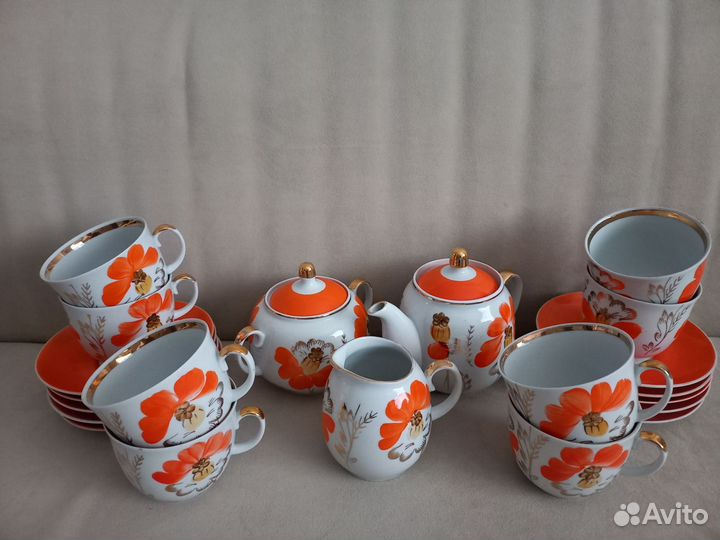 Предметы сервизов Песочное,Дулево,Барановка,лфз