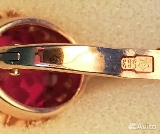 Золотые серьги