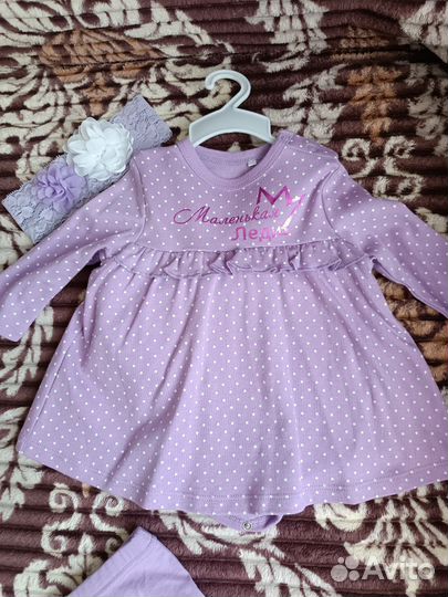 Платье боди для девочки