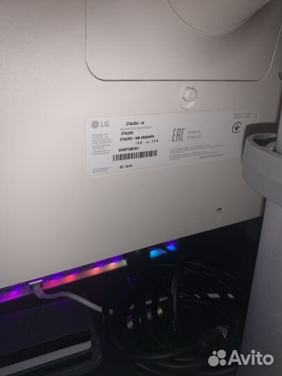 Монитор lg 27ul850-w