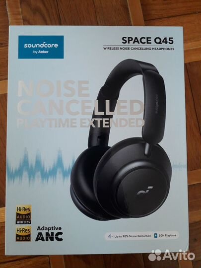 Коробка от наушников soundcore space Q 45