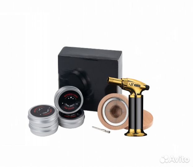 Набор для копчения виски и коктейлей + горелка