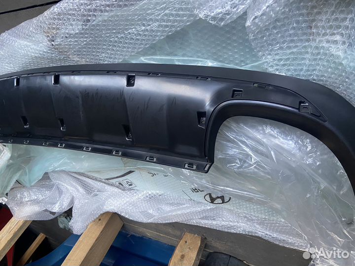 Юбка заднего бампера Hyundai Santa Fe 2 CM 09-12г