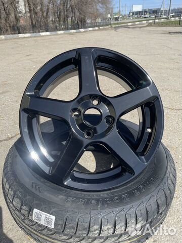 Replica Vossen R15 4/100 black