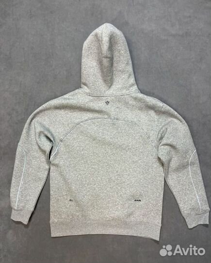 Худи Nike tech fleece серая