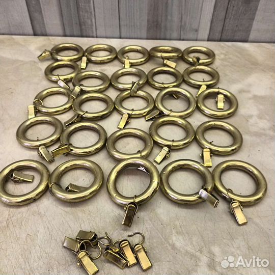 Кольца шторные б/у