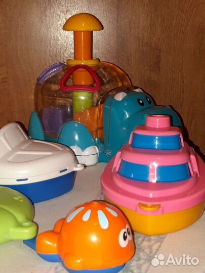 Сортеры, юла, лодочки