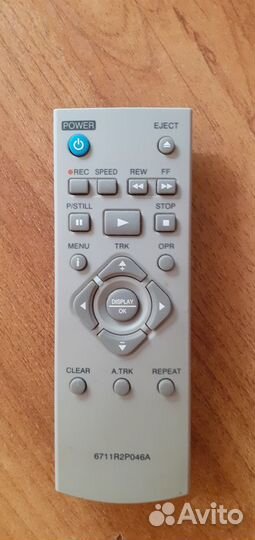 Пульт ду LG DVD/VHS 6711R2P046A новый