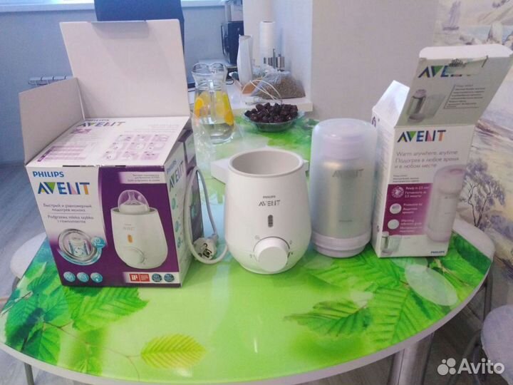 Подогревательphilips Avent + термос Philips Avent