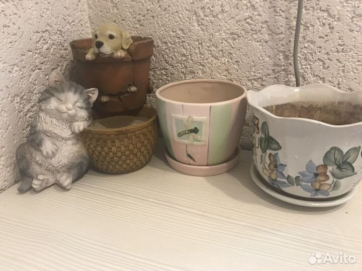 Цветочные горшки керамика