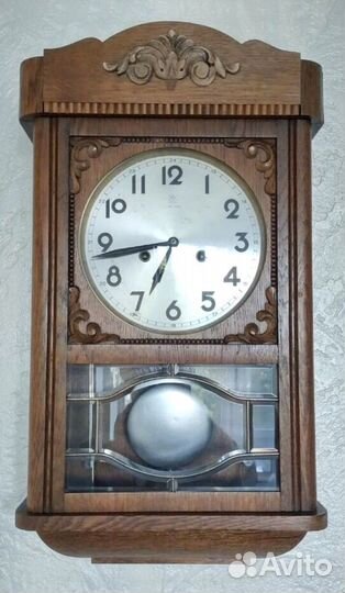 Антикварные настенные часы Junghans 30 годы