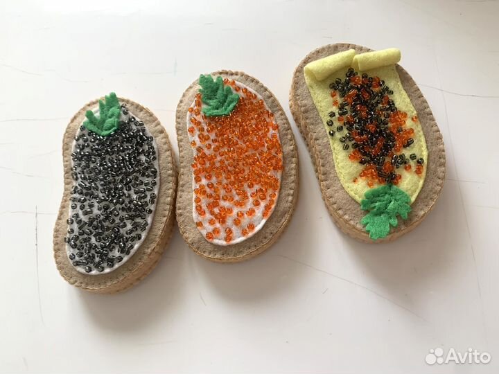Еда из фетра, игручшечная еда, еда для кукол