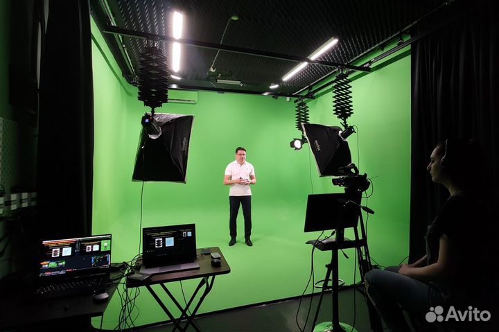 Аренда хромакей циклорамы 4x4 м