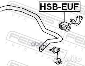 Втулка стабилизатора honda civic ES8 2001-2005