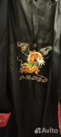 Халат женский шелковый